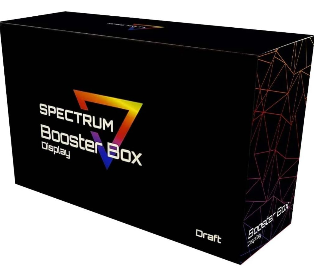 BCW Spectrum Booster Box Display Case | MTG Booster Box | Crystal Clear UV-Protective