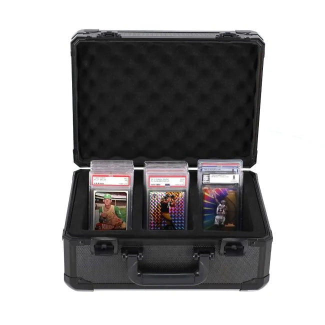 BCW Graded Card Latching Case - Cards - 3 Rows - 105 Card Capacity *AIRTAG SLOT*