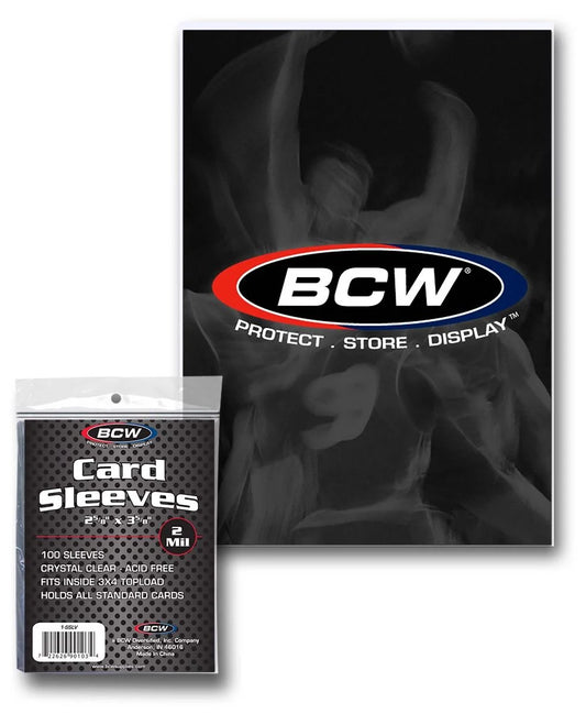 Standard Card Sleeves 100ct Pack BCW 1-SSLV