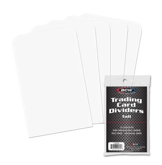 Tall Trading Card Dividers 10ct Pack