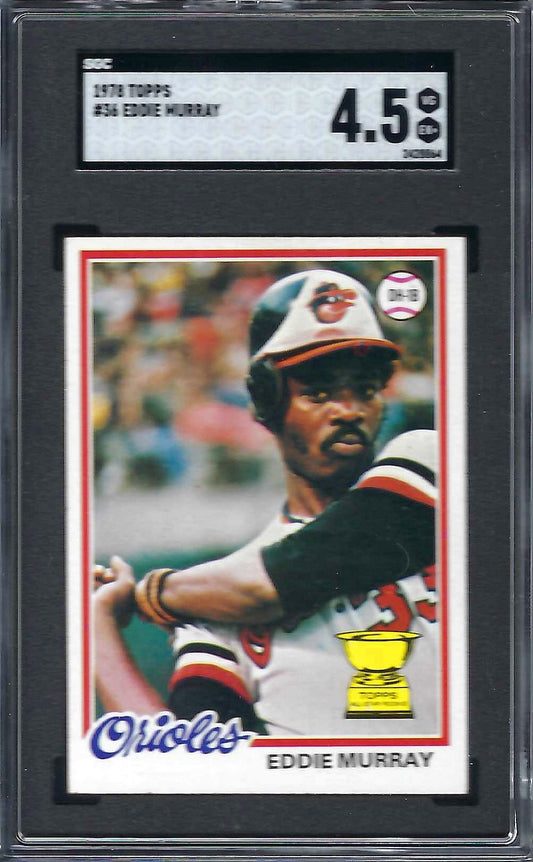 1978 Topps Eddie Murray RC #36 SGC 4.5 VERY GOOD EXCELLENT+