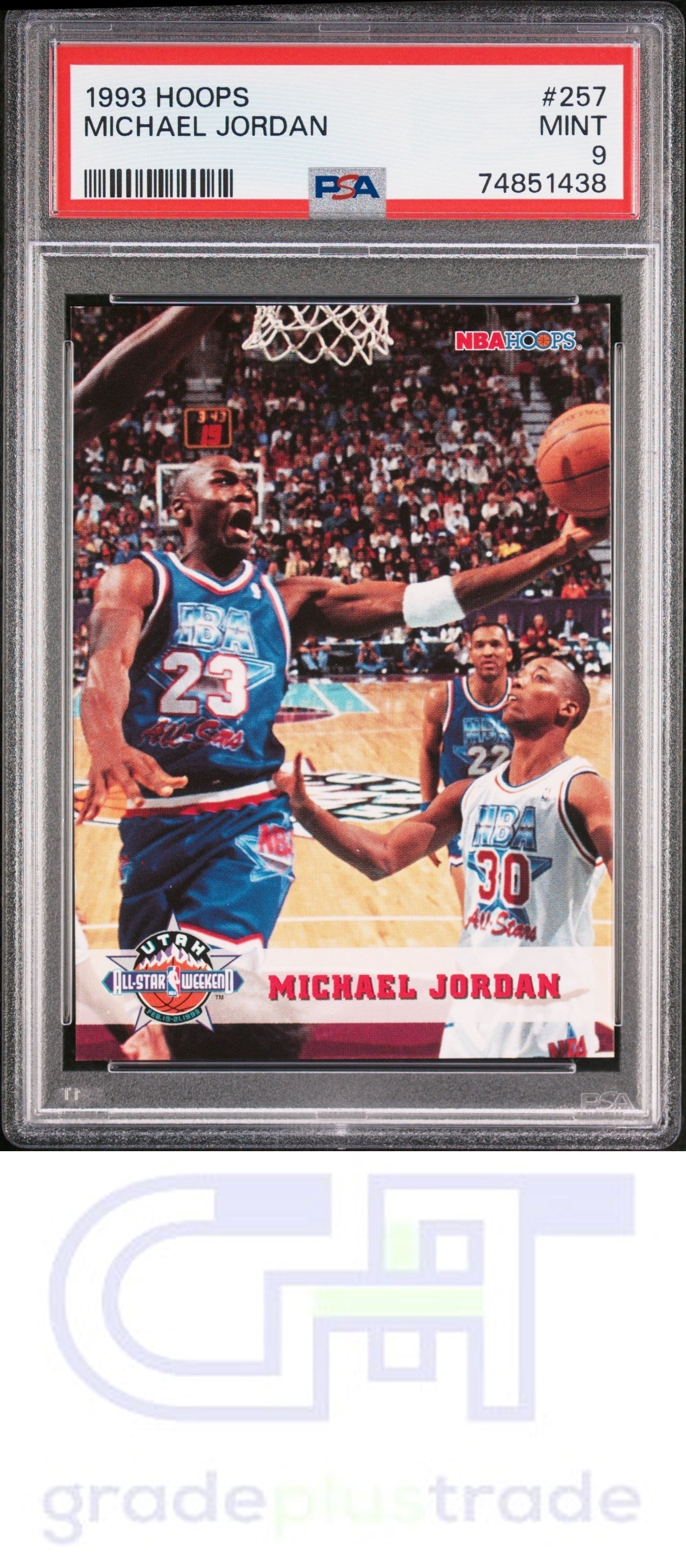1993 Hoops #257 Michael Jordan PSA 9 (1438)