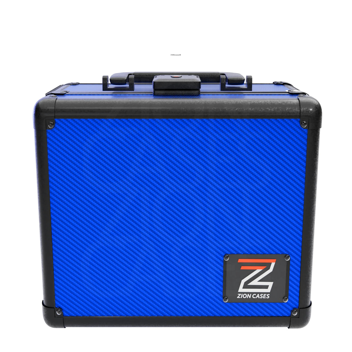 Zion Cases 2 Row Case - Blue Carbon Fiber