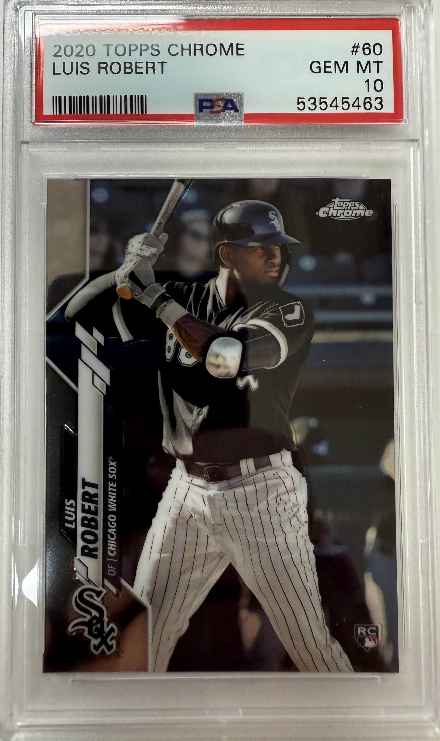 2020 Topps Chrome #60 Luis Robert PSA 10