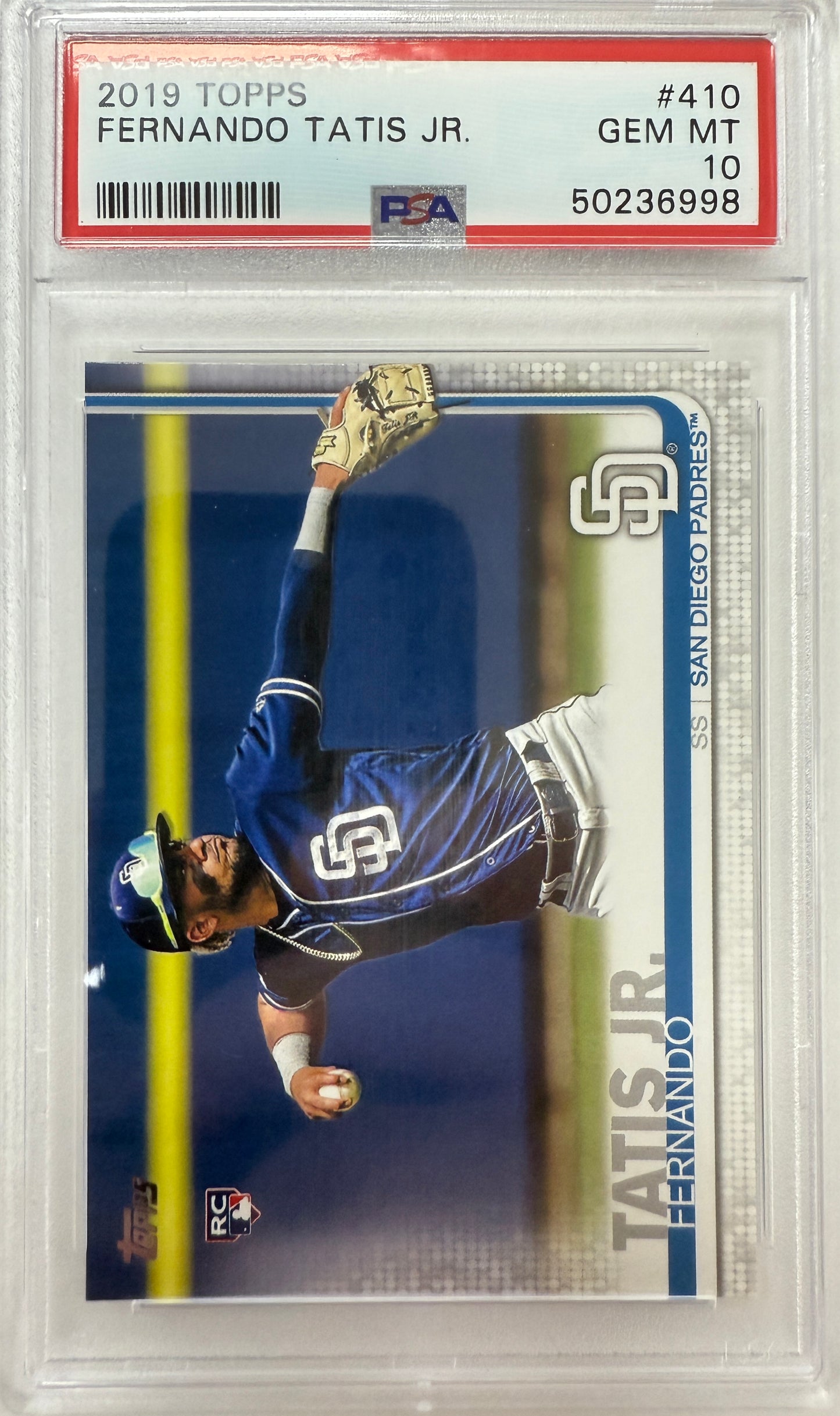 2019 Topps #410 Fernando Tatis Jr. PSA 10