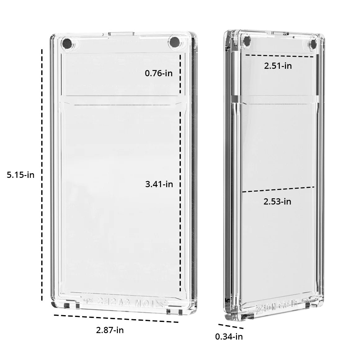 Zion MagPro Magnetic Trading Card Holder 35pt