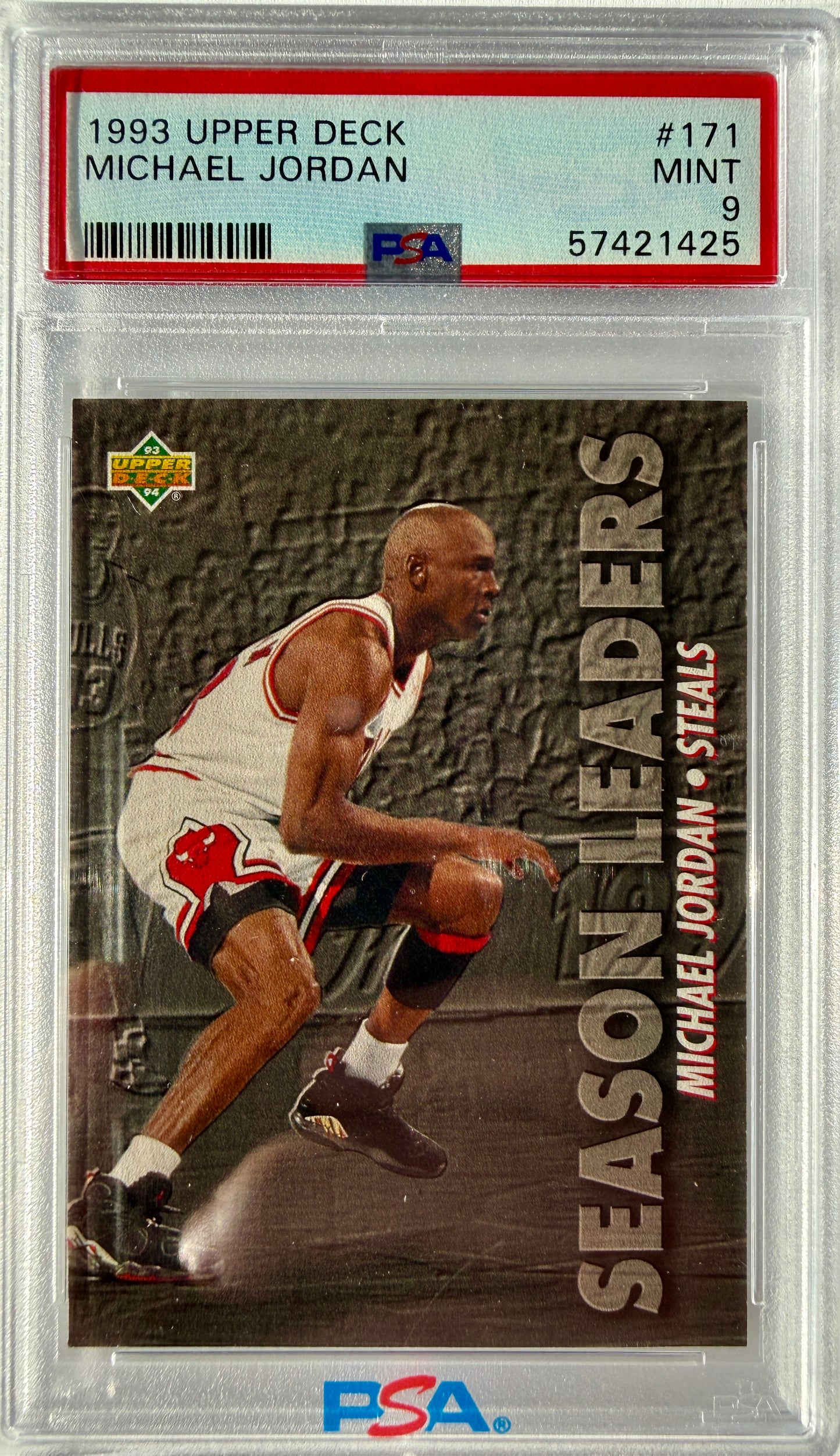 1993 Upper Deck #171 Michael Jordan PSA 9