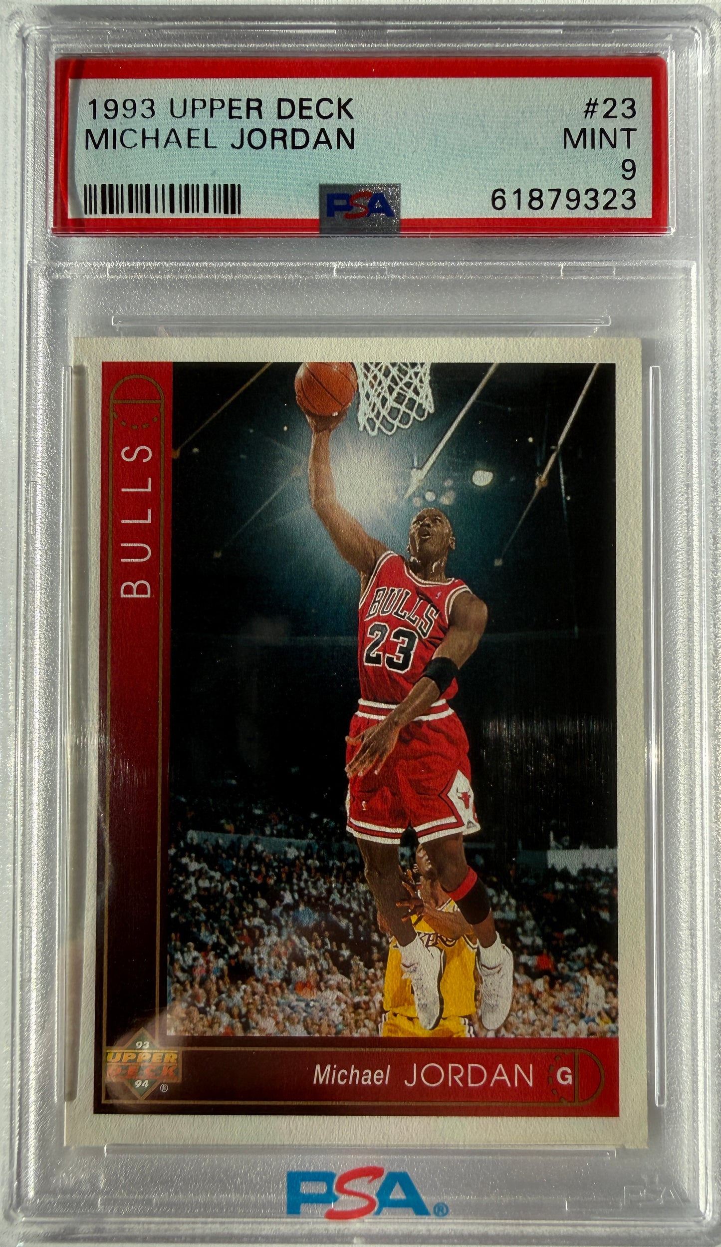 1993 Upper Deck #23 Michael Jordan PSA 9