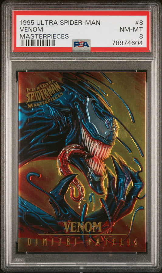 1995 Ultra Spider-Man Masterpieces #8 Venom Masterpieces PSA 8