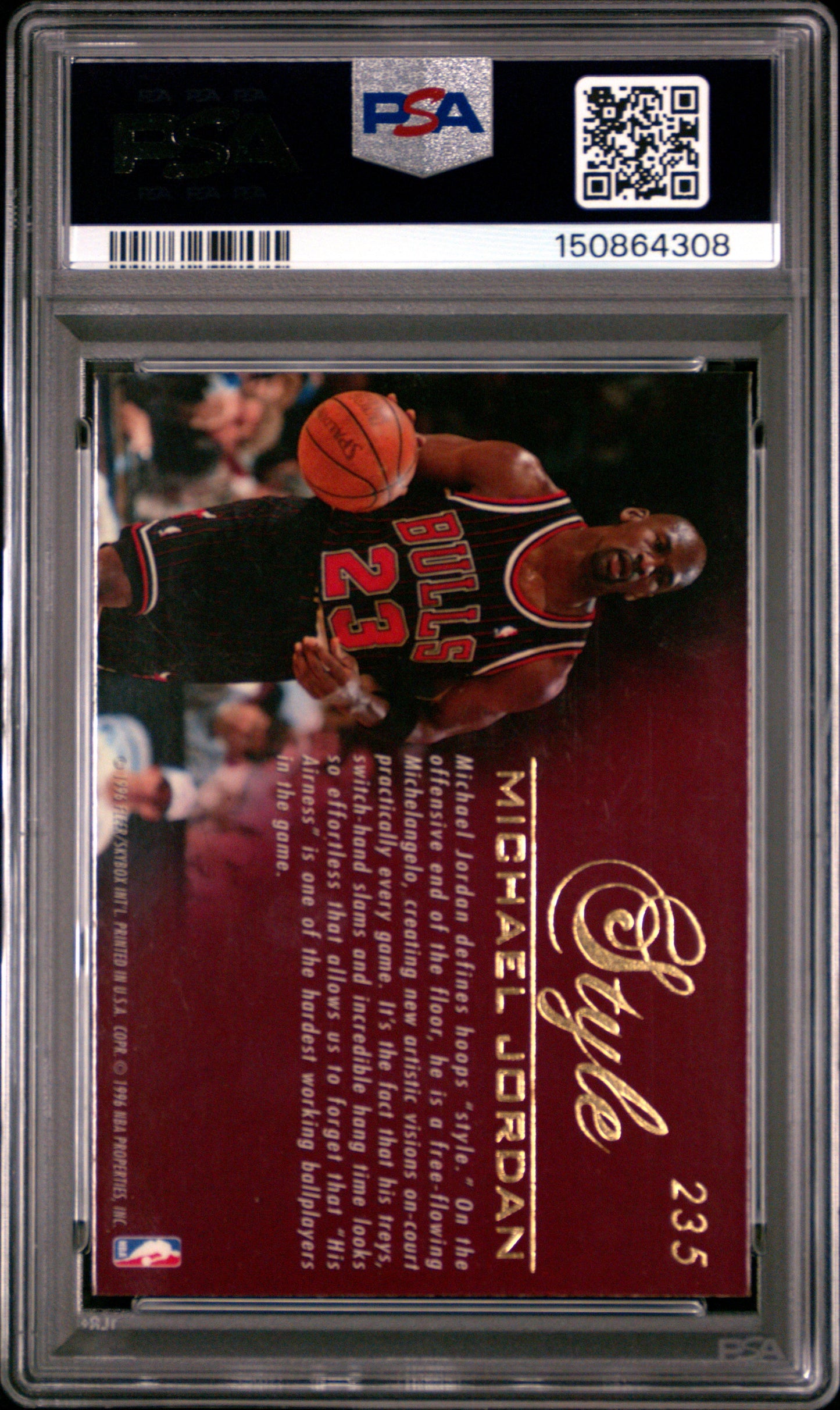 1995 Flair #235 Michael Jordan PSA 9