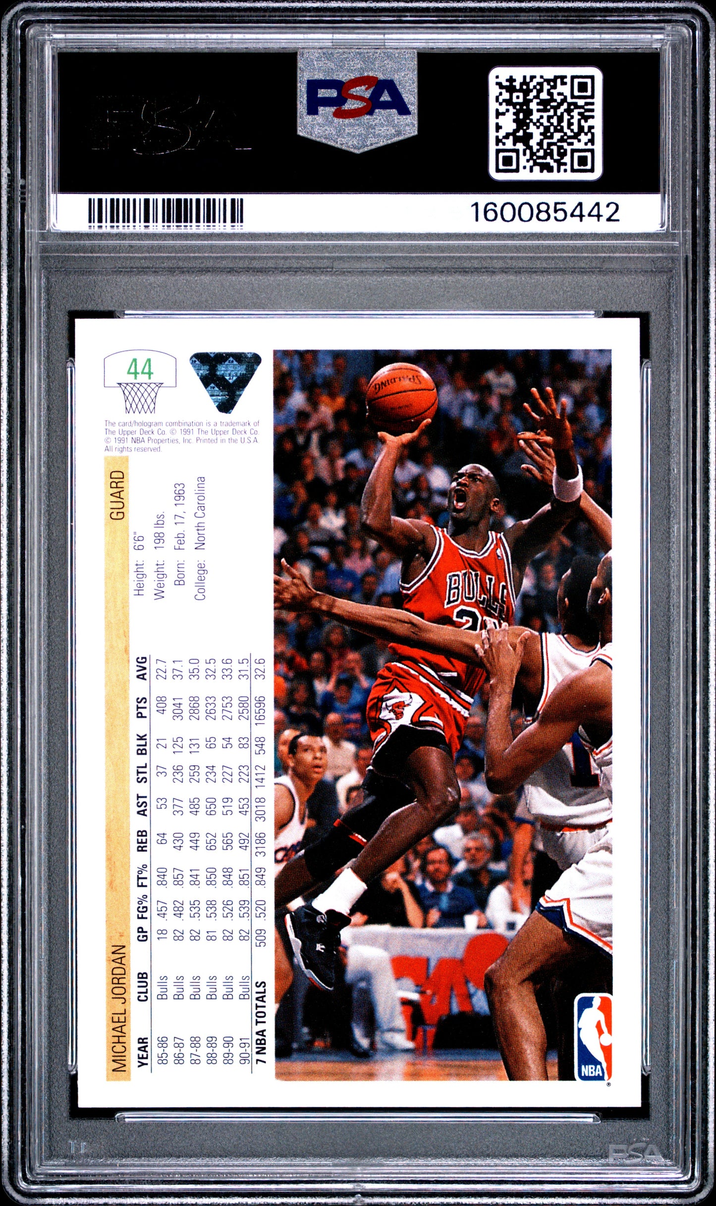 1991 Upper Deck #44 Michael Jordan PSA 10 (5442)