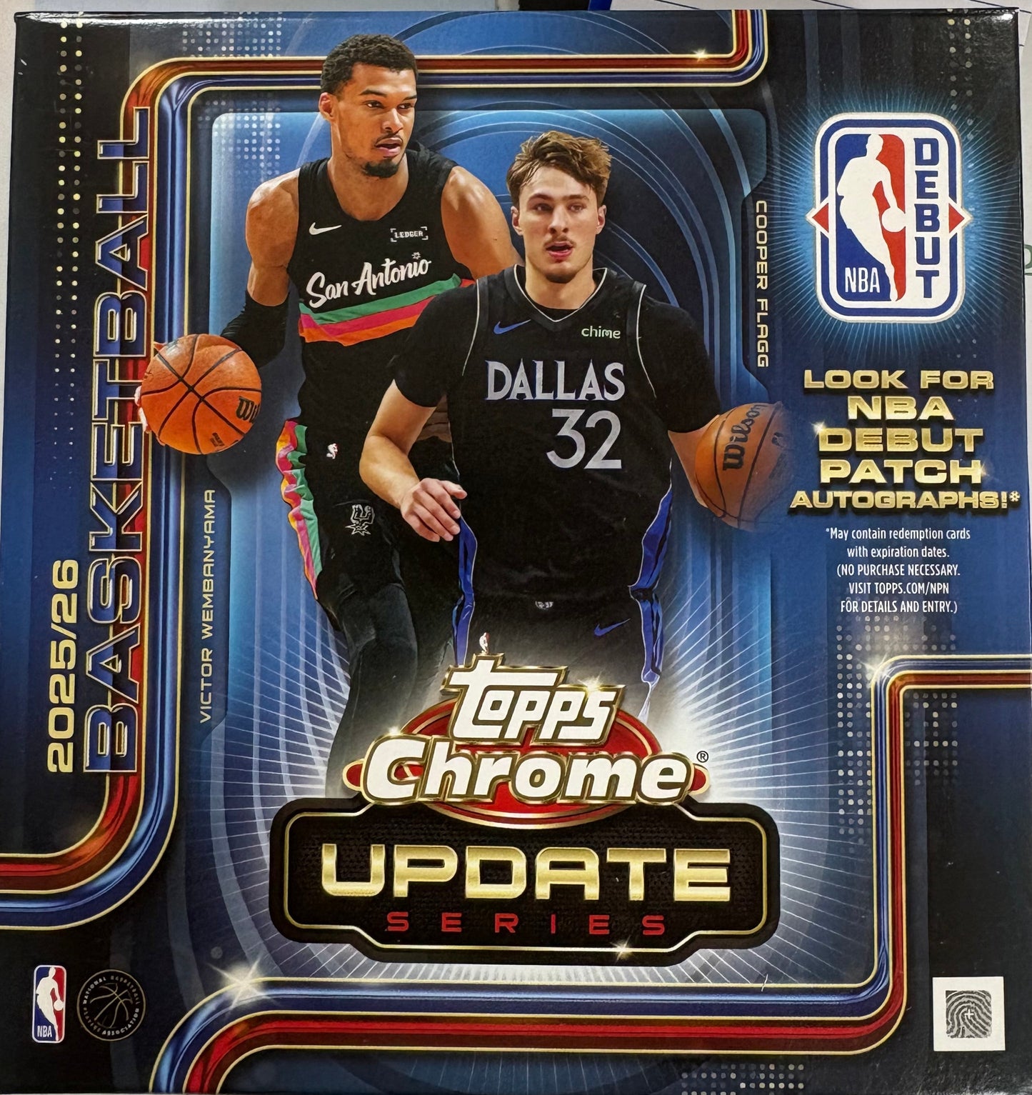 2025-26 Topps Chrome Update Basketball Megabox