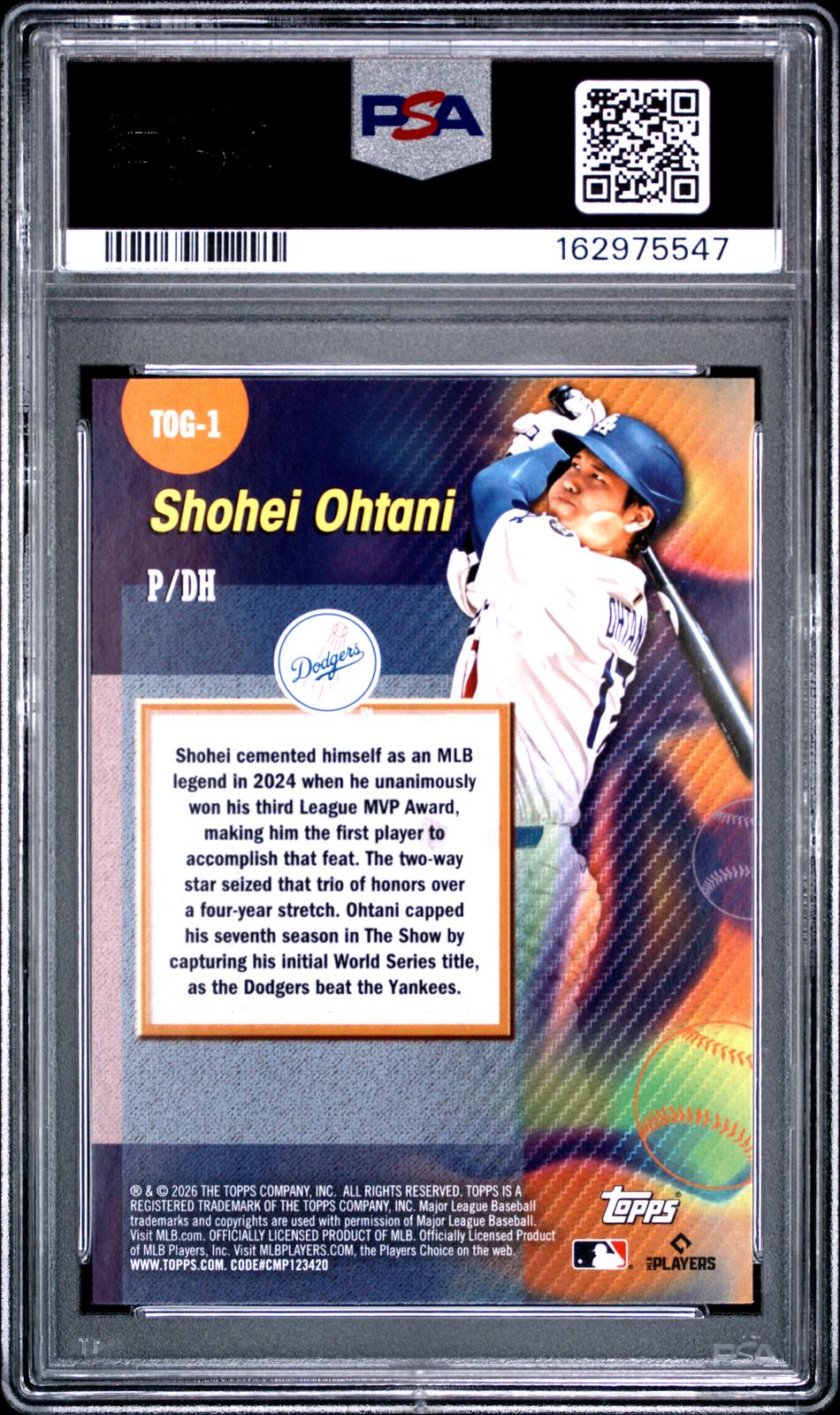 2026 Topps Titans Of The Game #1 Shohei Ohtani PSA 9