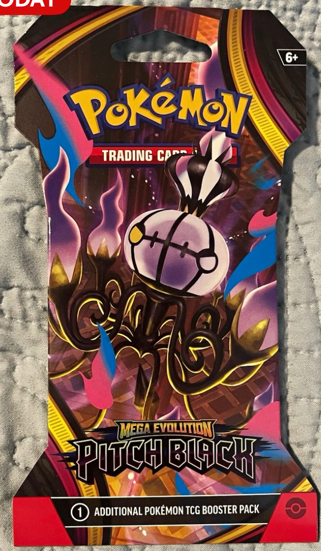 Pokemon Pitch Black Sleeved Booster Pack