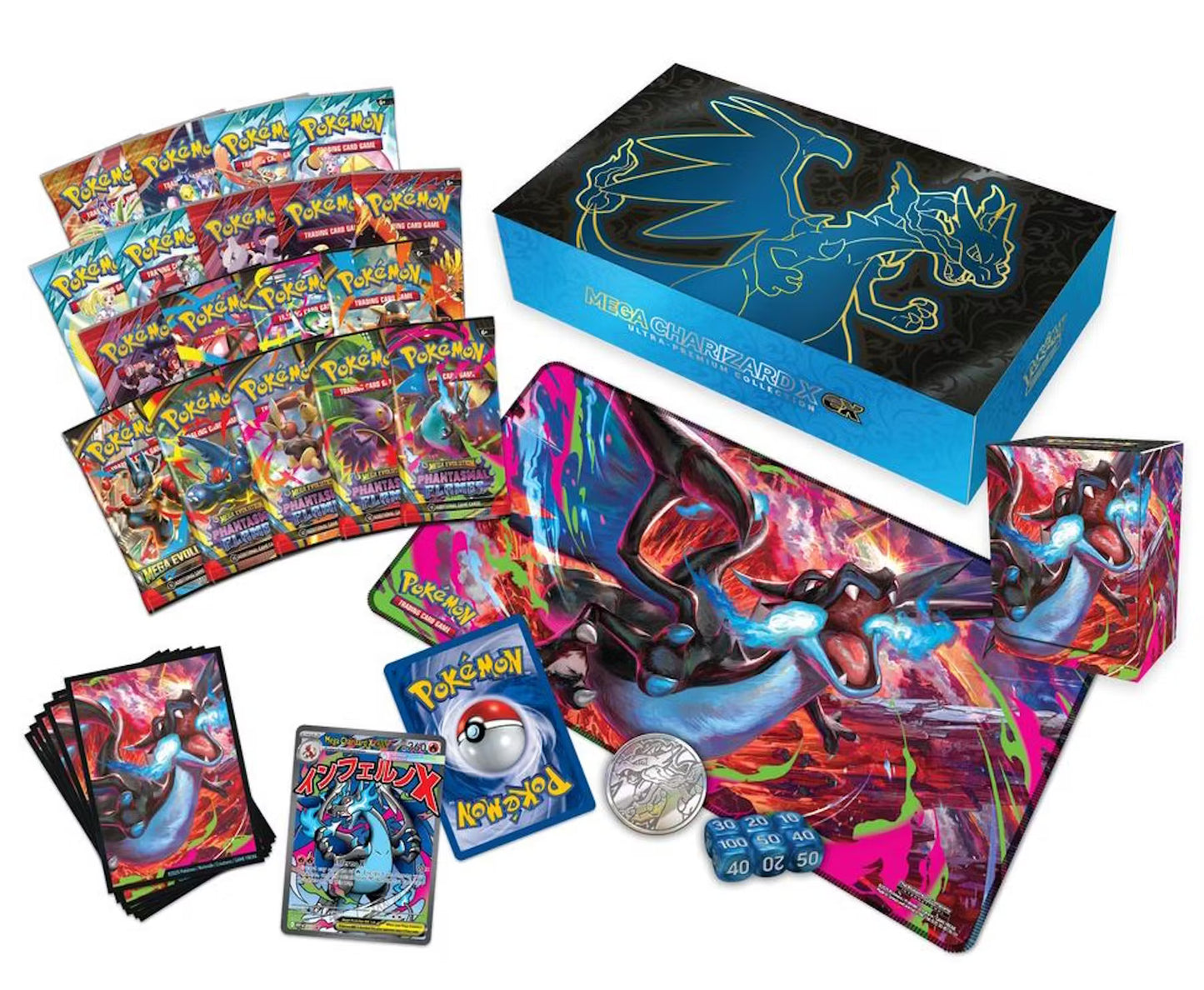 Pokemon Mega Charizard X ex Ultra-Premium Collection Box