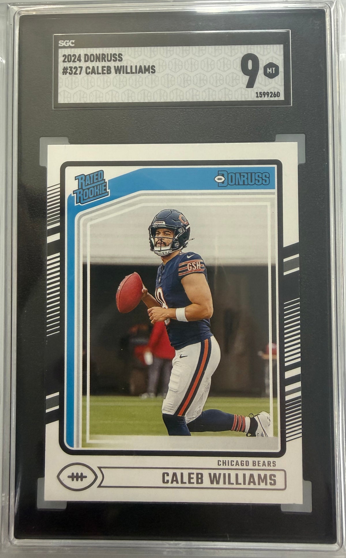 2024 Donruss #327 Caleb Williams SGC 9