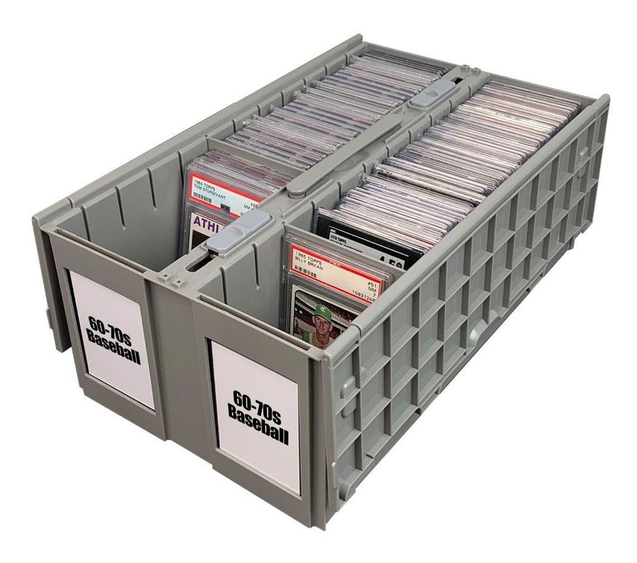 2-Row Graded Card Bin (Plastic)