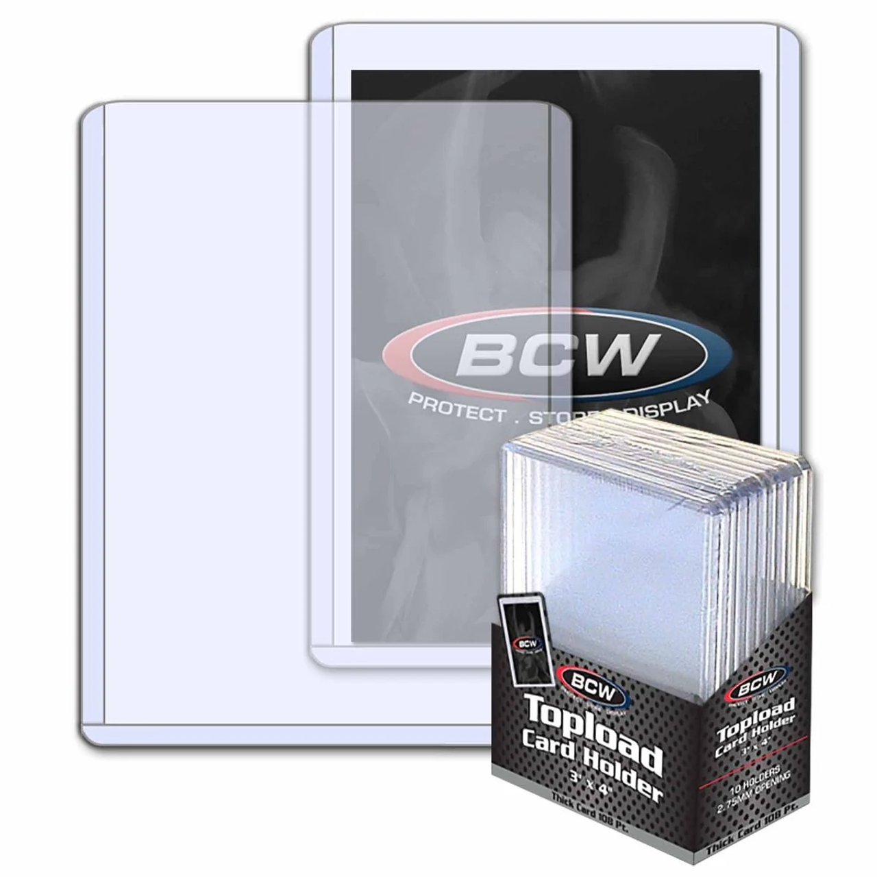2.75mm Top Loader (108pt) 10ct Pack BCW