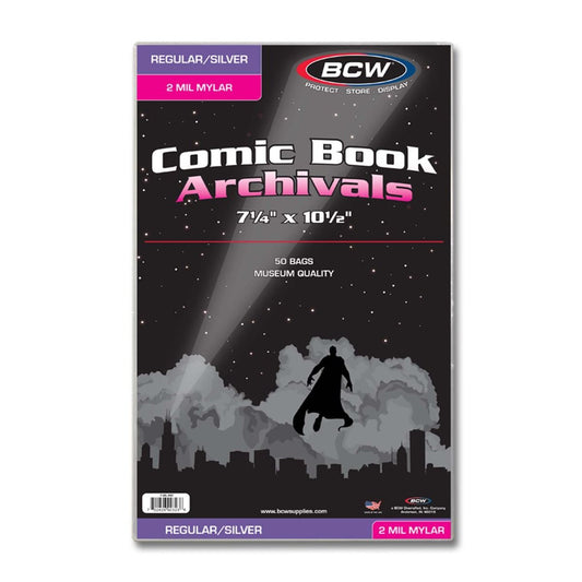 BCW Silver-Regular Comic Mylar Archivals