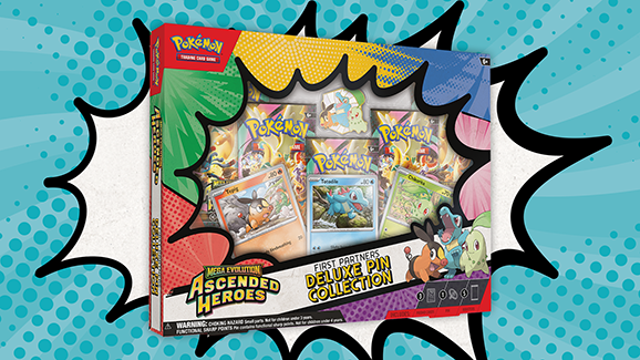 Pokémon TCG: Mega Evolution Ascended Heroes First Partners Deluxe Pin Collection