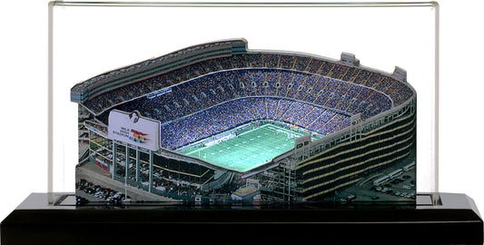 Denver Broncos - Mile High Stadium (1960-2001) - NFL Stadium Replica with LEDs