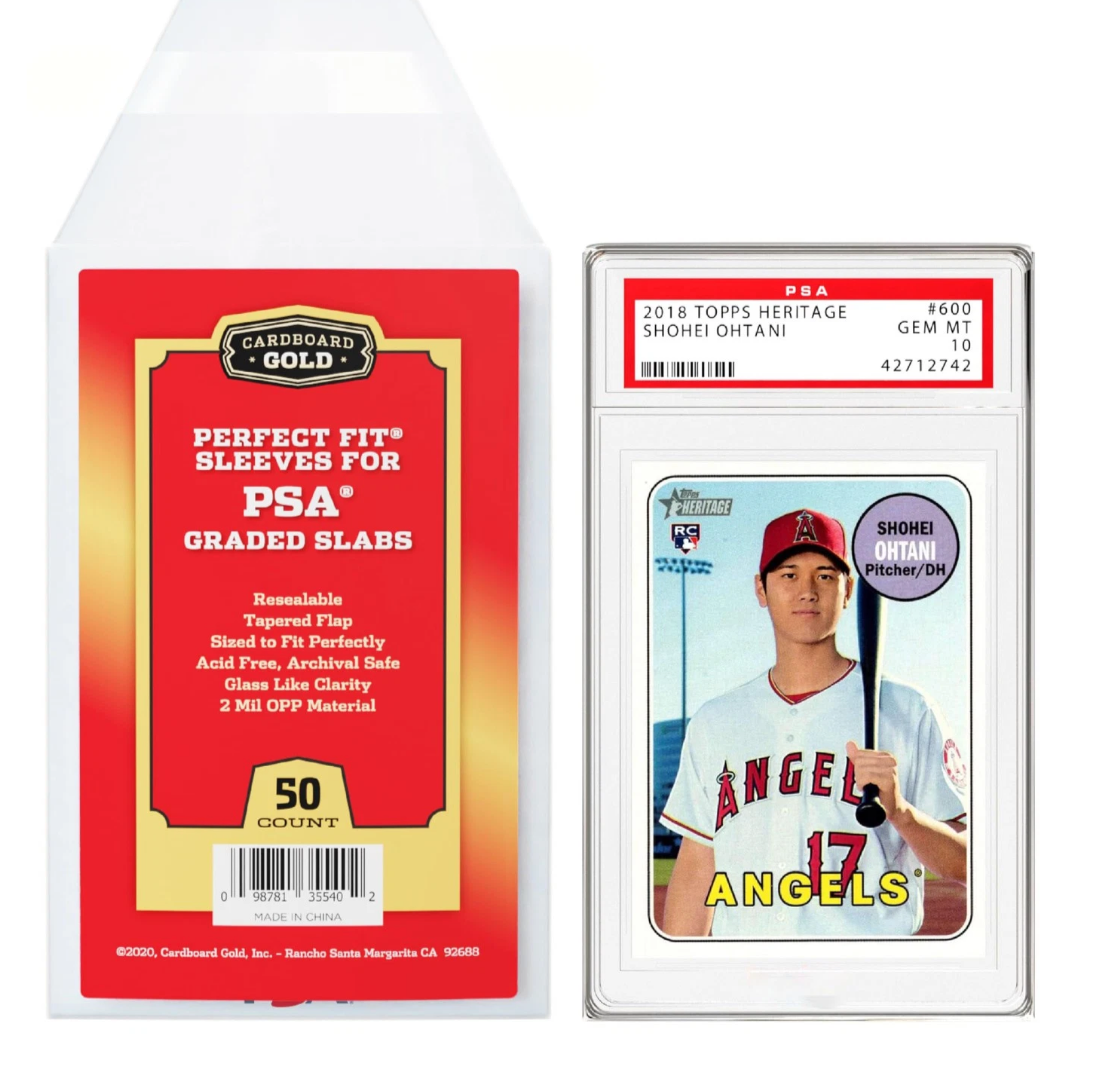 PSA Graded Card Sleeves (qty 50)