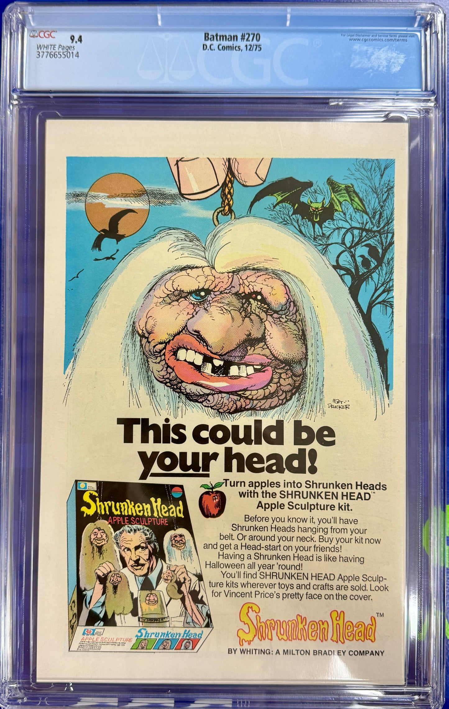 Batman #270 D.C. Comics 12/75 CGC 9.4