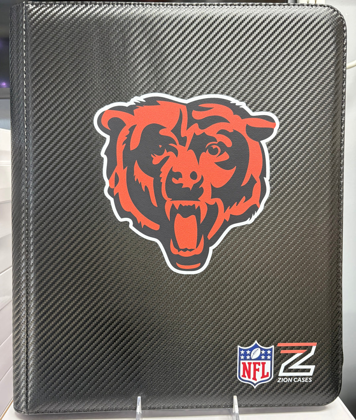 Zion Top Loader Binders Bears Logo