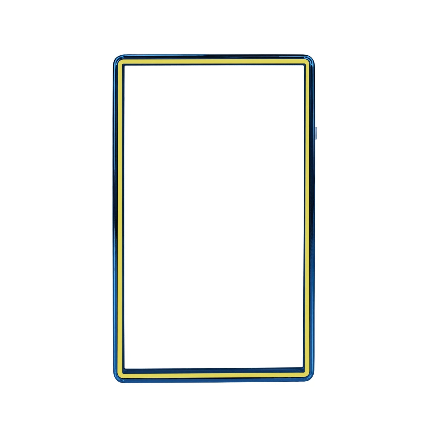 Standard PSA Slabmags Case - Metallic Blue With Yellow Glass Border