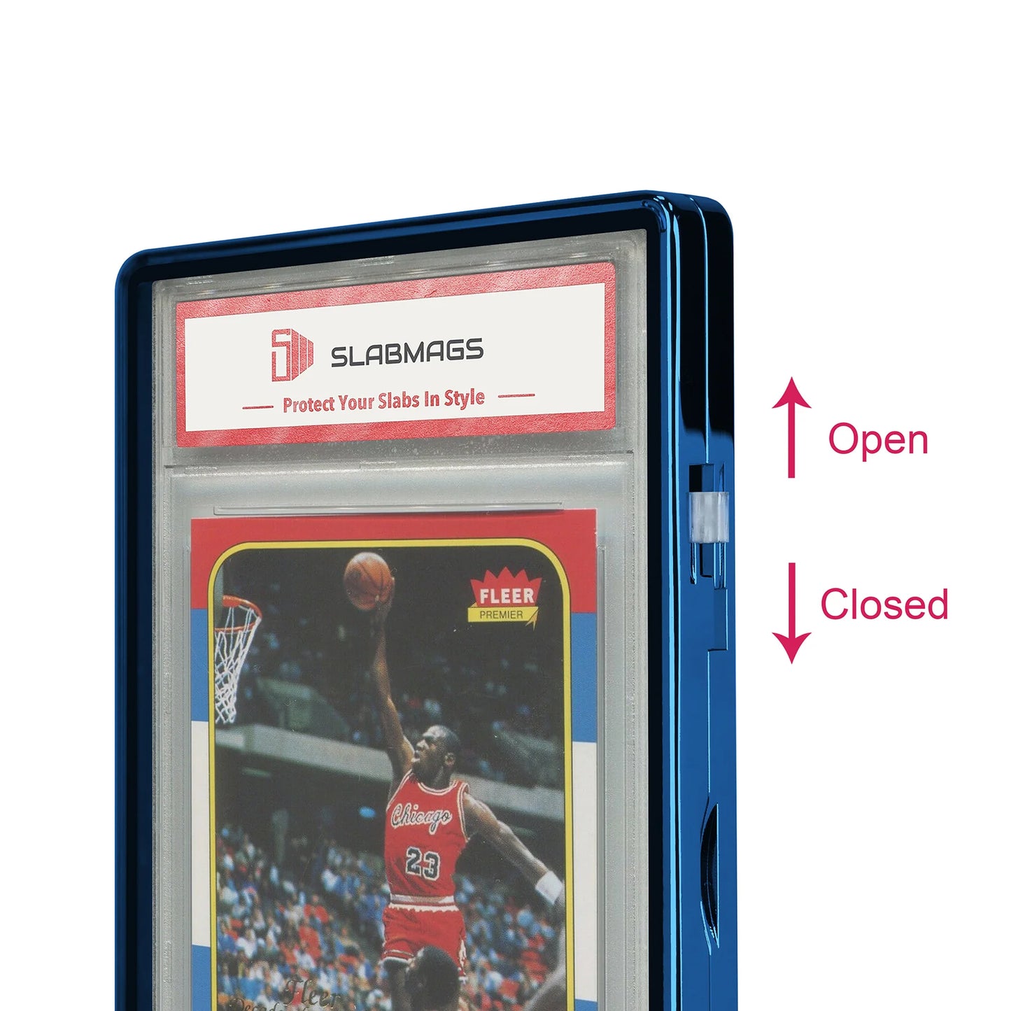 Standard PSA Slabmags Case - Metallic Blue (Compatible With Standard CGC Slabs)