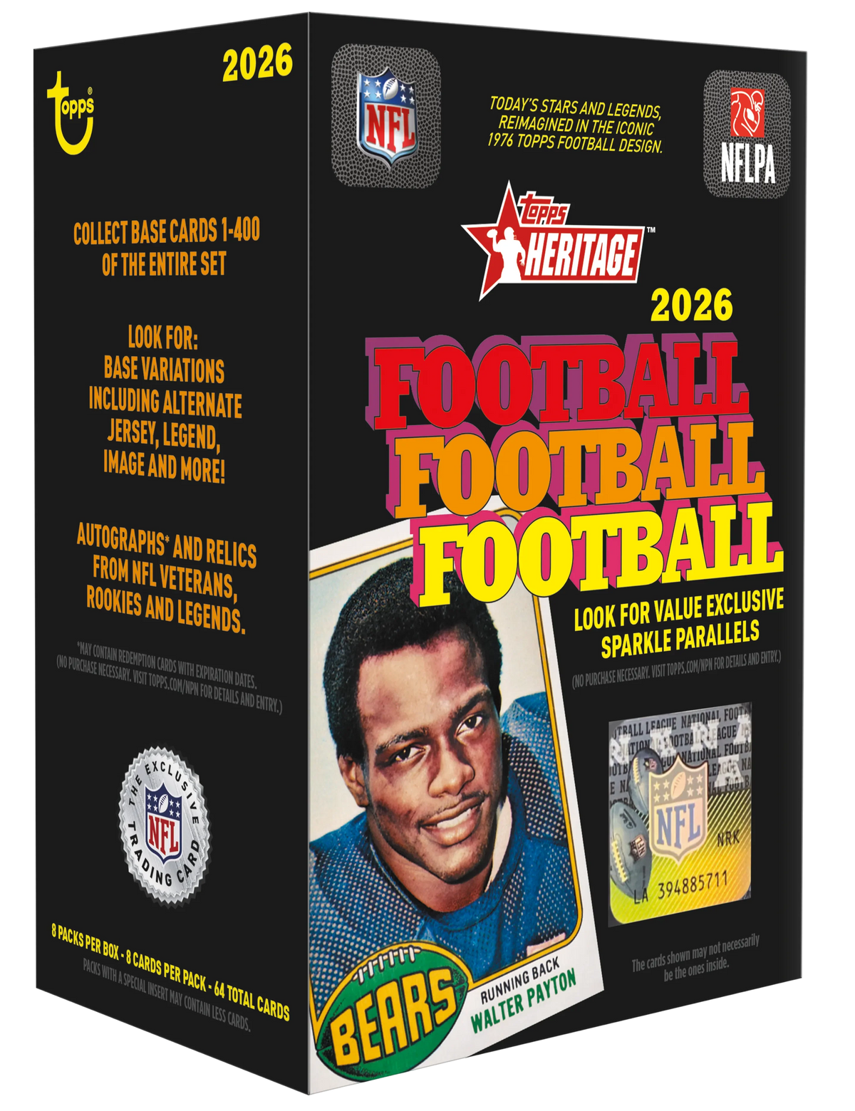 2026 Topps Heritage Football Value Box