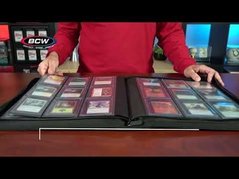 BCW Supplies: Z-Folio For Top Loaders 9-Pocket Lx - Blue