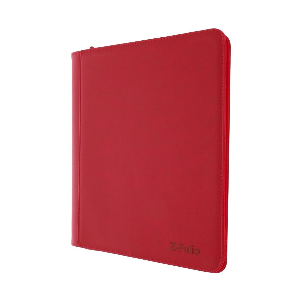 Z-Folio Toploader Binder - 9-Pocket Zipper - Red