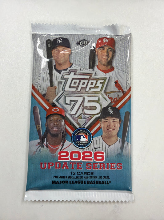 2026 Topps Baseball Update Series Hobby Pack