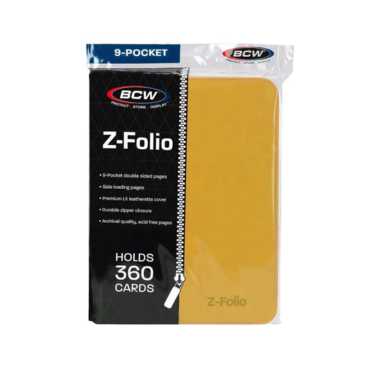 Z-Folio 9-Pocket Album - Yellow