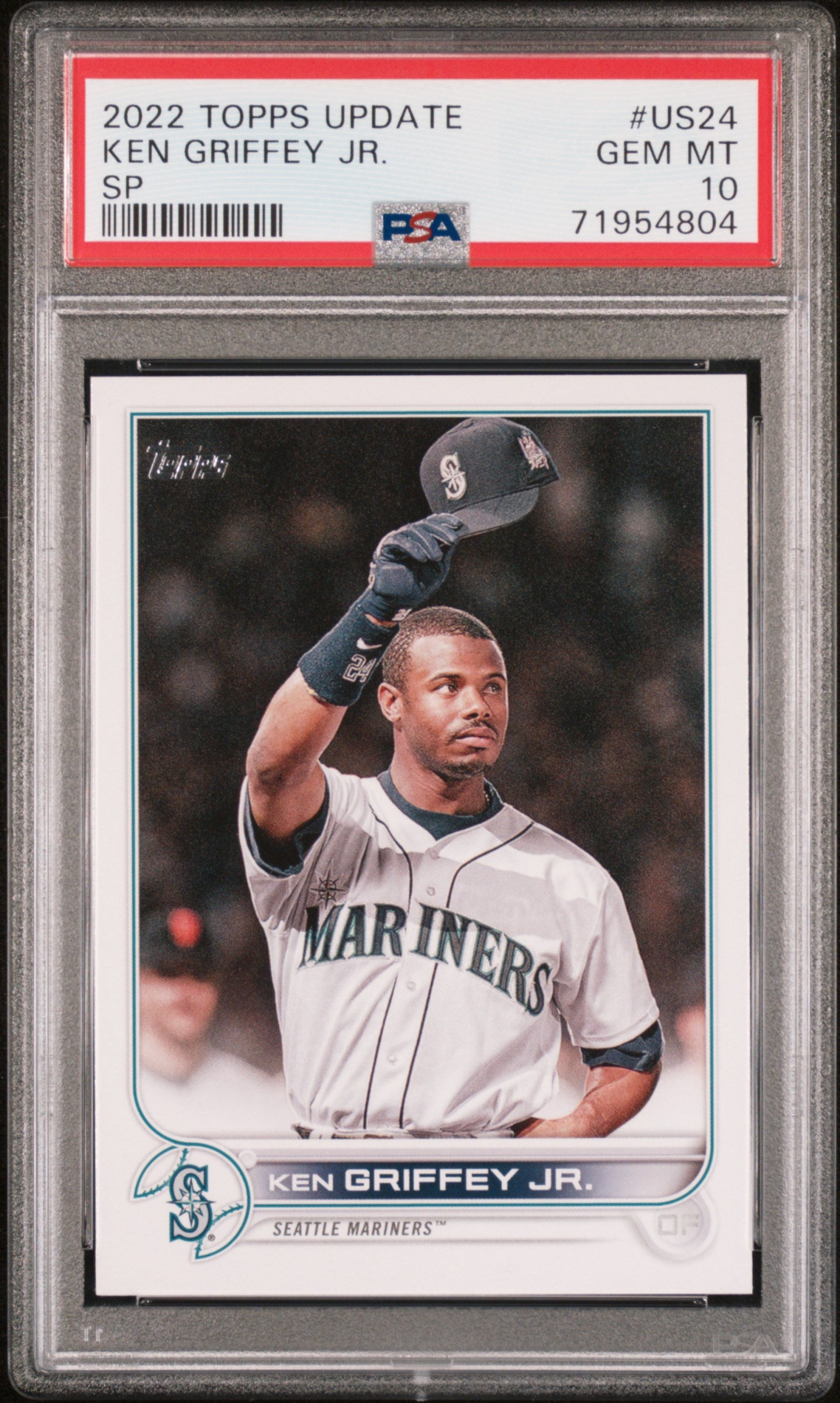 2022 Topps Update #US24 Ken Griffey Jr. Sp PSA 10 GEM MINT