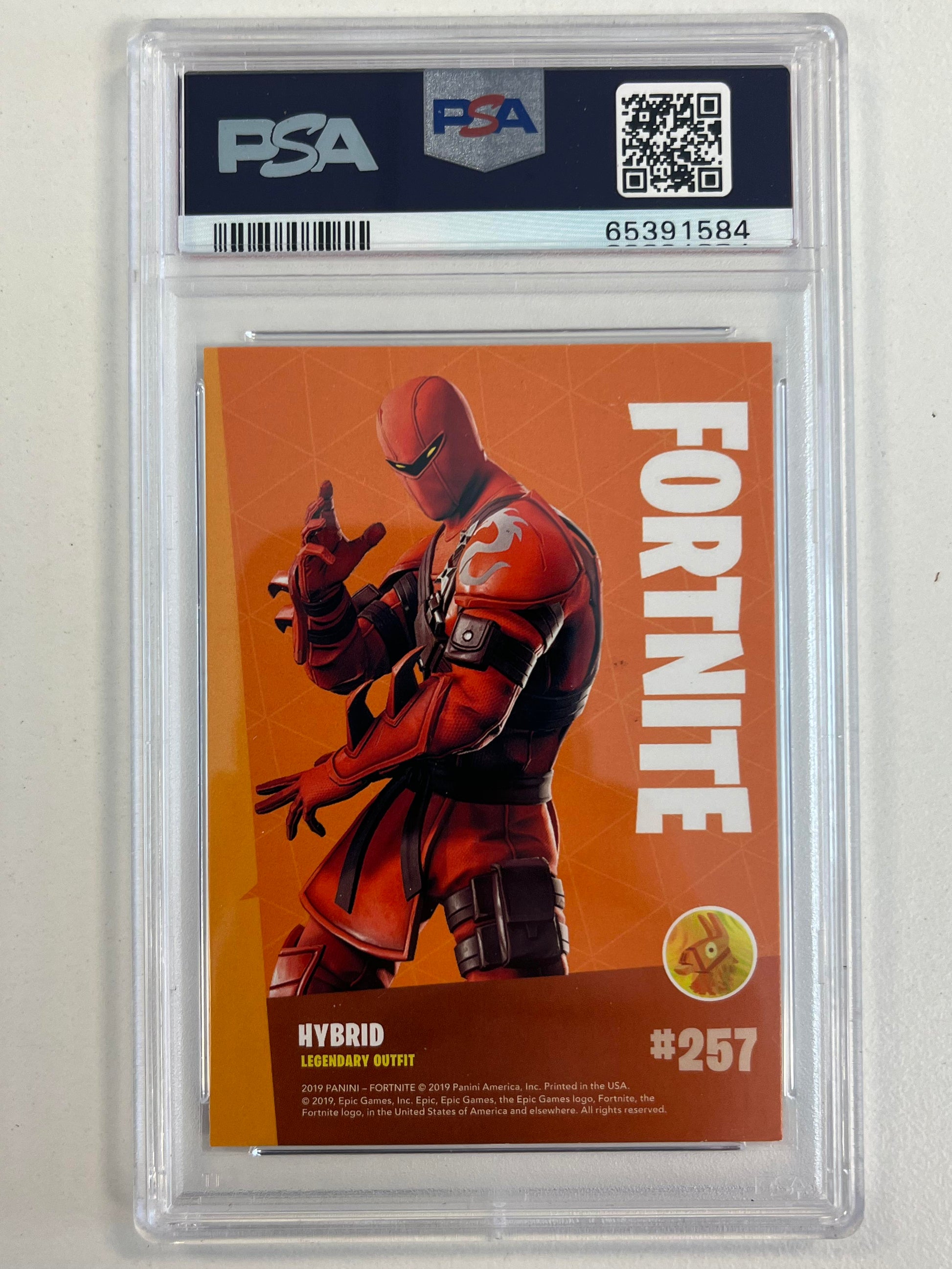 2019 Panini Fortnite #257 Hybrid Holofoil PSA 9