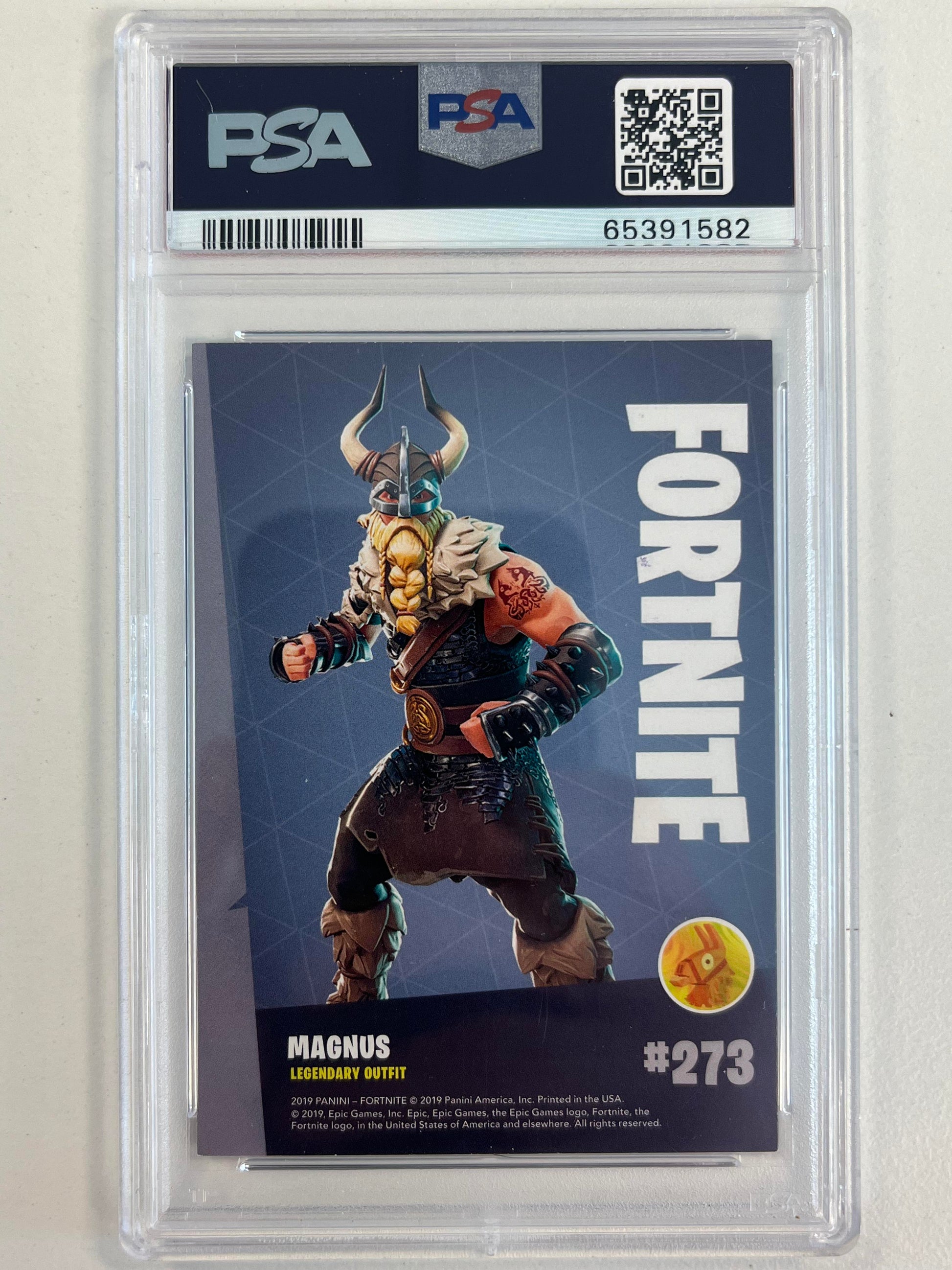 2019 Panini Fortnite #273 Magnus Holofoil PSA 9