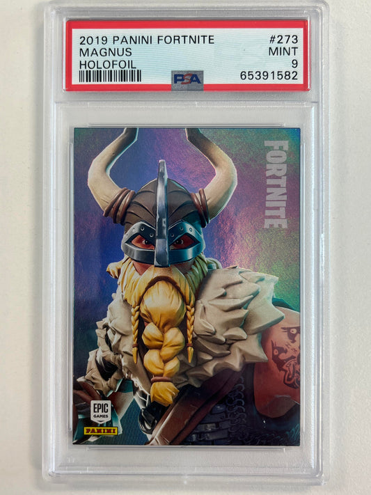 2019 Panini Fortnite #273 Magnus Holofoil PSA 9