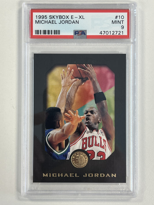 1995 Skybox E-Xl #10 Michael Jordan PSA 9