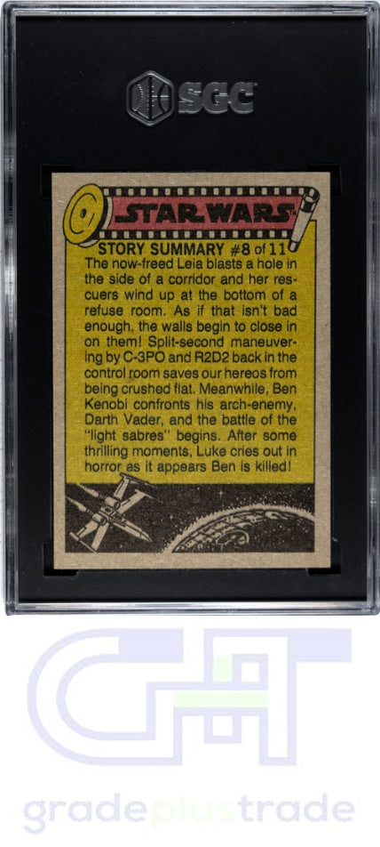 1977 Topps Star Wars #10 Princess Leia-Captured! SGC 7