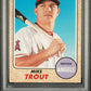 2017 Topps Heritage #450 Mike Trout PSA 9