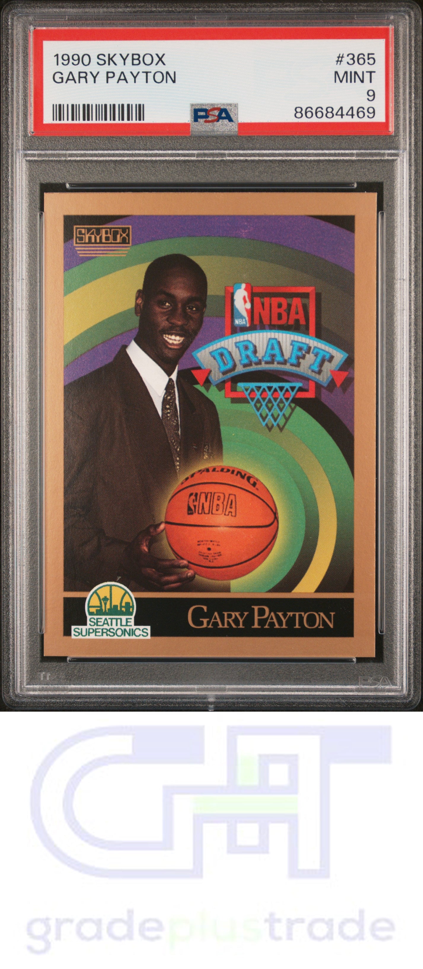 1990 Skybox #365 Gary Payton PSA 9