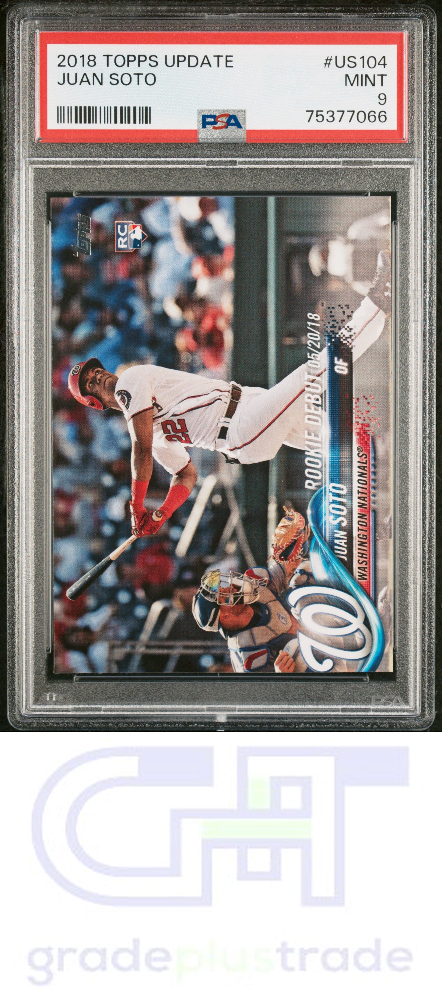 2018 Topps Update #US104 Juan Soto PSA 9