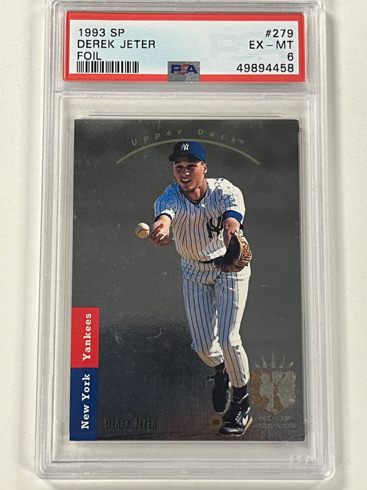 1993 Sp #279 Derek Jeter Foil PSA 6