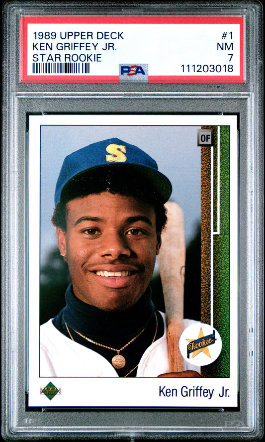 1989 Upper Deck #1 Ken Griffey Jr. Star Rookie PSA 7 (3018)
