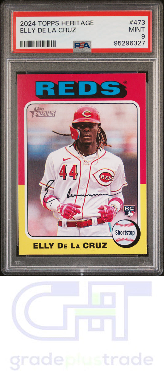 2024 Topps Heritage #473 Elly De La Cruz PSA 9