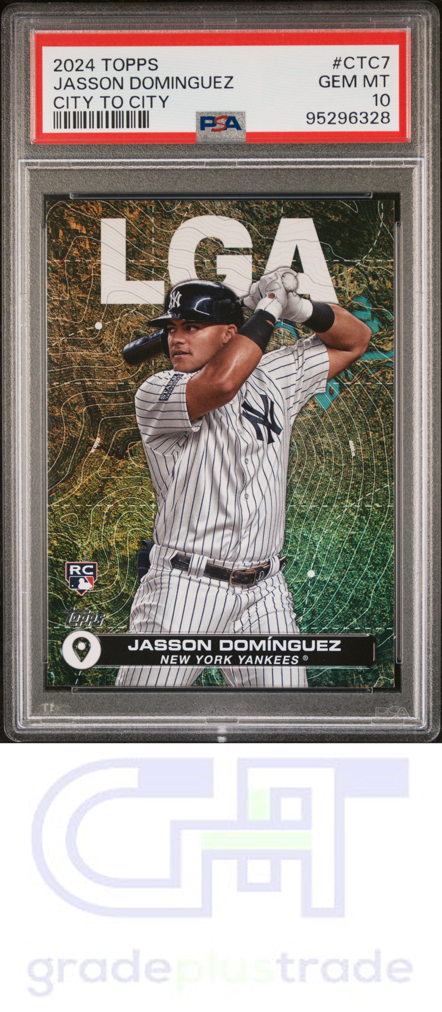 2024 Topps City To City #CTC7 Jasson Dominguez RC PSA 10