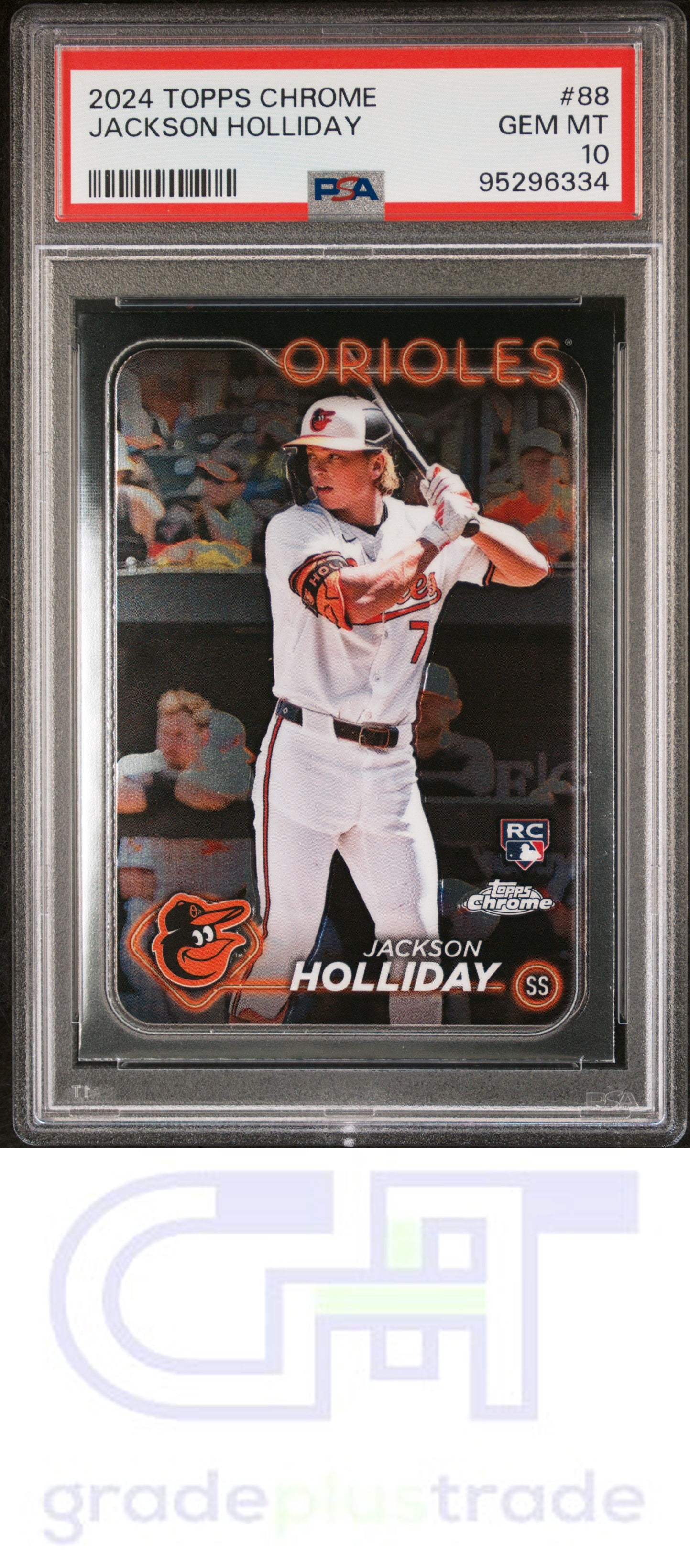 2024 Topps Chrome #88 Jackson Holliday RC PSA 10