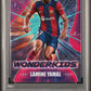 2023-24 Topps Chrome UEFA Wonderkids Lamine Yamal RC Aqua Wave #'d /199 PSA 9